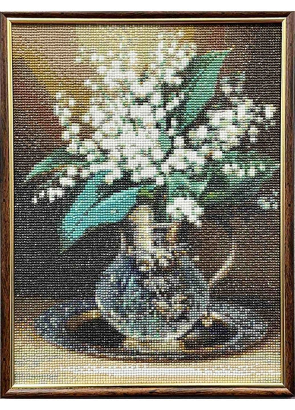 Набор Алмазная мозаика вышивка Букет ландышей на подрамнике полная 5d 30х40 No Brand (332208691)