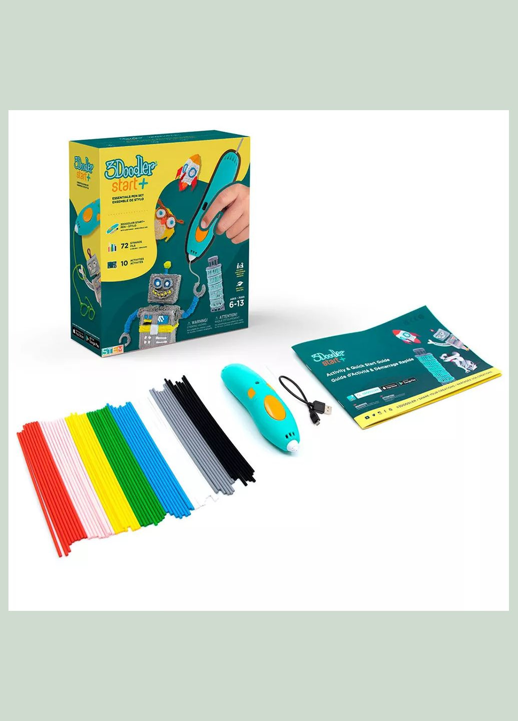 3D-ручка Plus Креатив +72 стержня (SPLUS) 3Doodler Start (326806080)