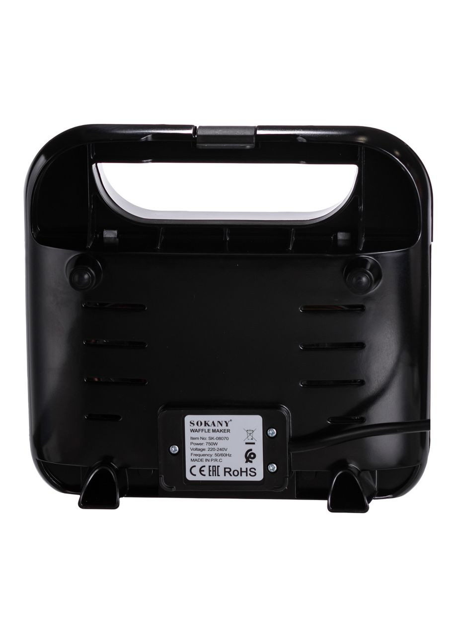 Вафельница с антипригарным покрытием, быстрым нагревом и квадратной формой вафель 750 Вт SK-08070 Sokany (353505356)
