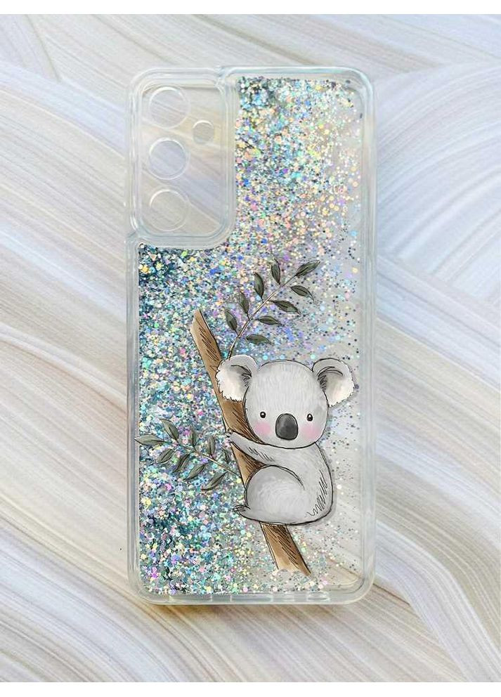 Чехол с плавающими блестками на Samsung Galaxy A24 (A245):: Коала (принт 132) CASE CONTROL (360708956)