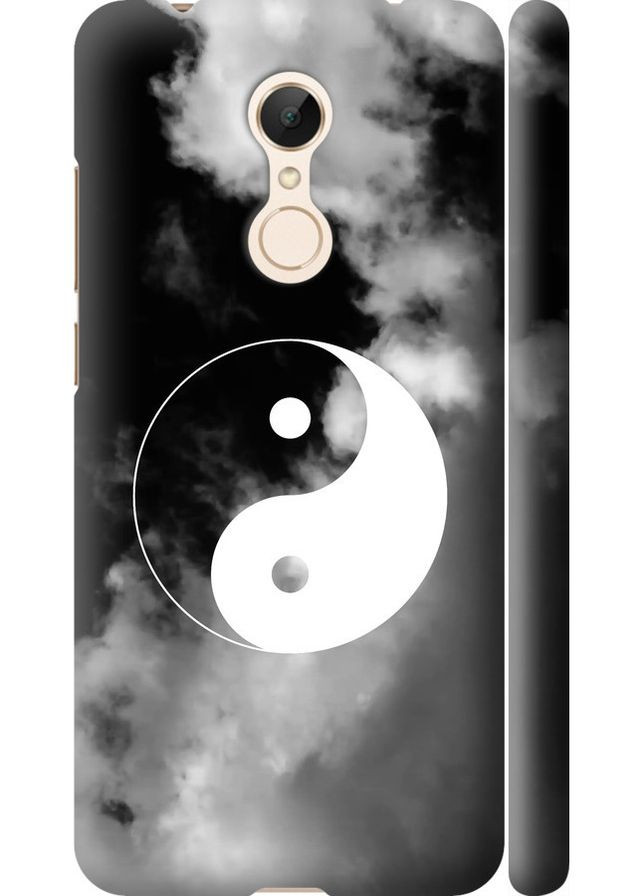 3D пластиковий матовий чохол 'Інь і янь' для Endorphone Xiaomi Redmi 5 (366340212)