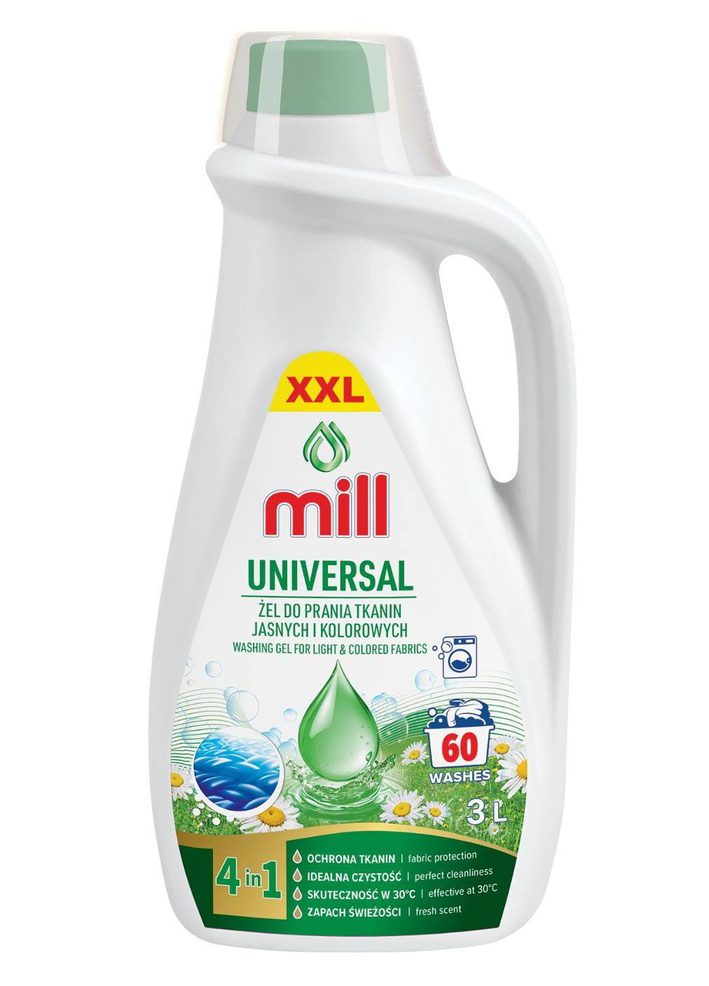 Гель для прання 3л Універсальний (4/192) ( PROFESSIONAL) Mill (335032559)