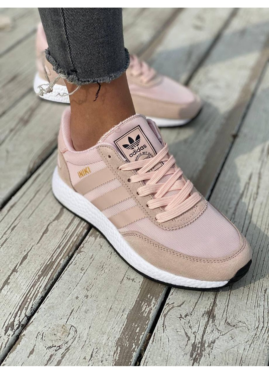 КРОСІВКИ ЖІНОЧІ ADIDAS INIKI PINK WHITE АДІДАС ІНІКІ No Brand рожеві демісезони (367169421)