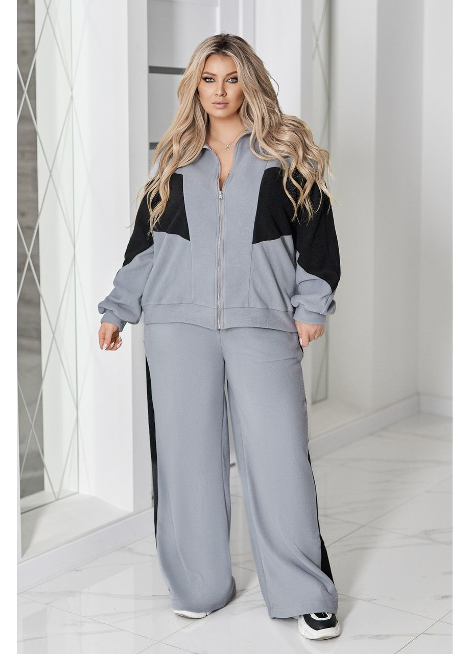 Спортивный флисовый костюм Fashion (370642855)