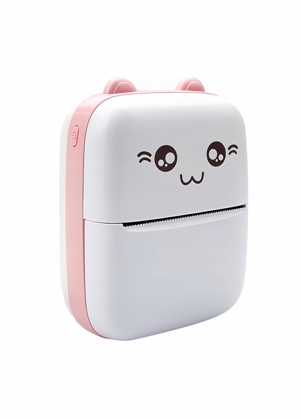 Термопринтер дитячий з набором паперу 4 шт + фломастери Білий з рожевим No Brand (299153213)