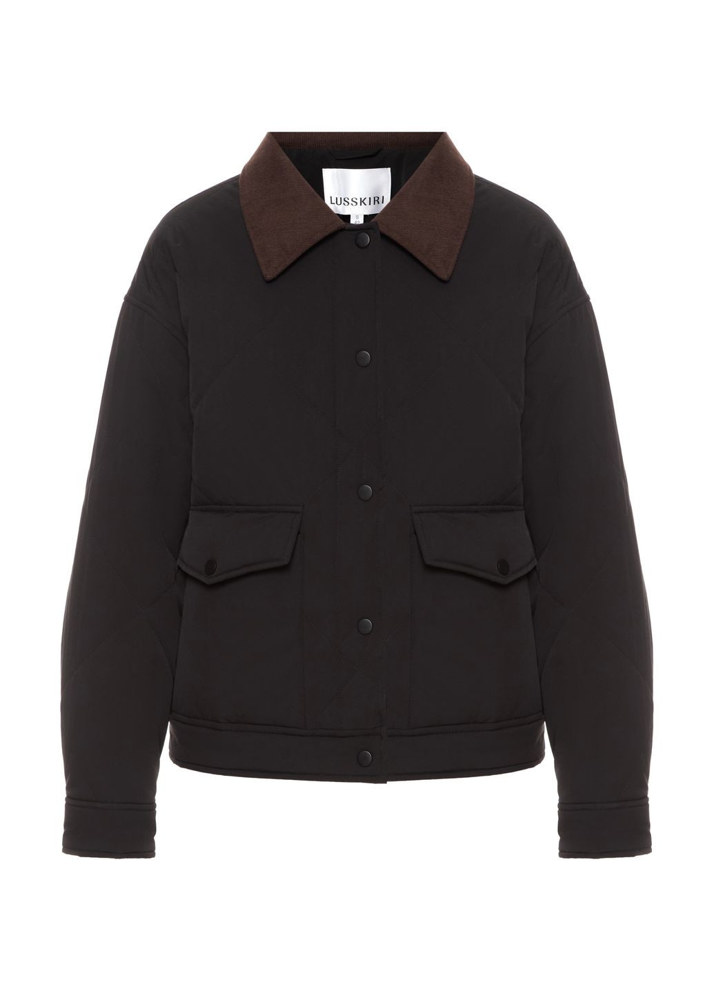 Черная демисезонная женская демисезонная куртка пиджак «classic» 585253 куртка-пиджак Lusskiri