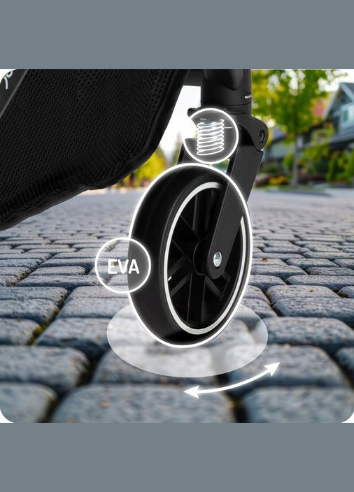 Прогулочная коляска Estelle серая MoMi (338198689)