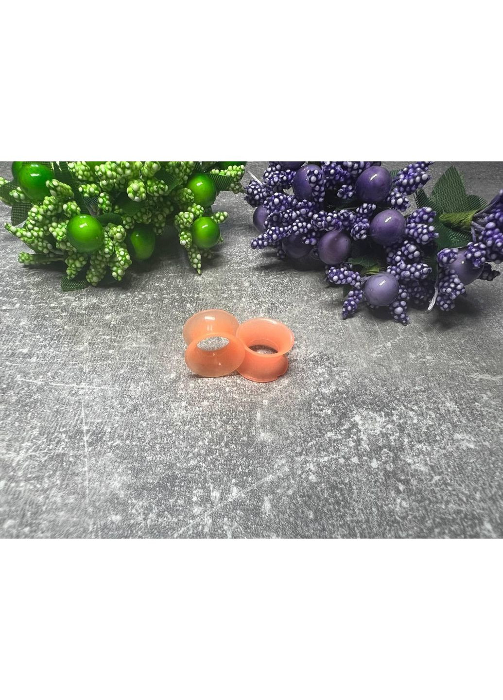 На 8 мм силіконові тунелі в різних кольорах помаранчевий No Brand (372599826)