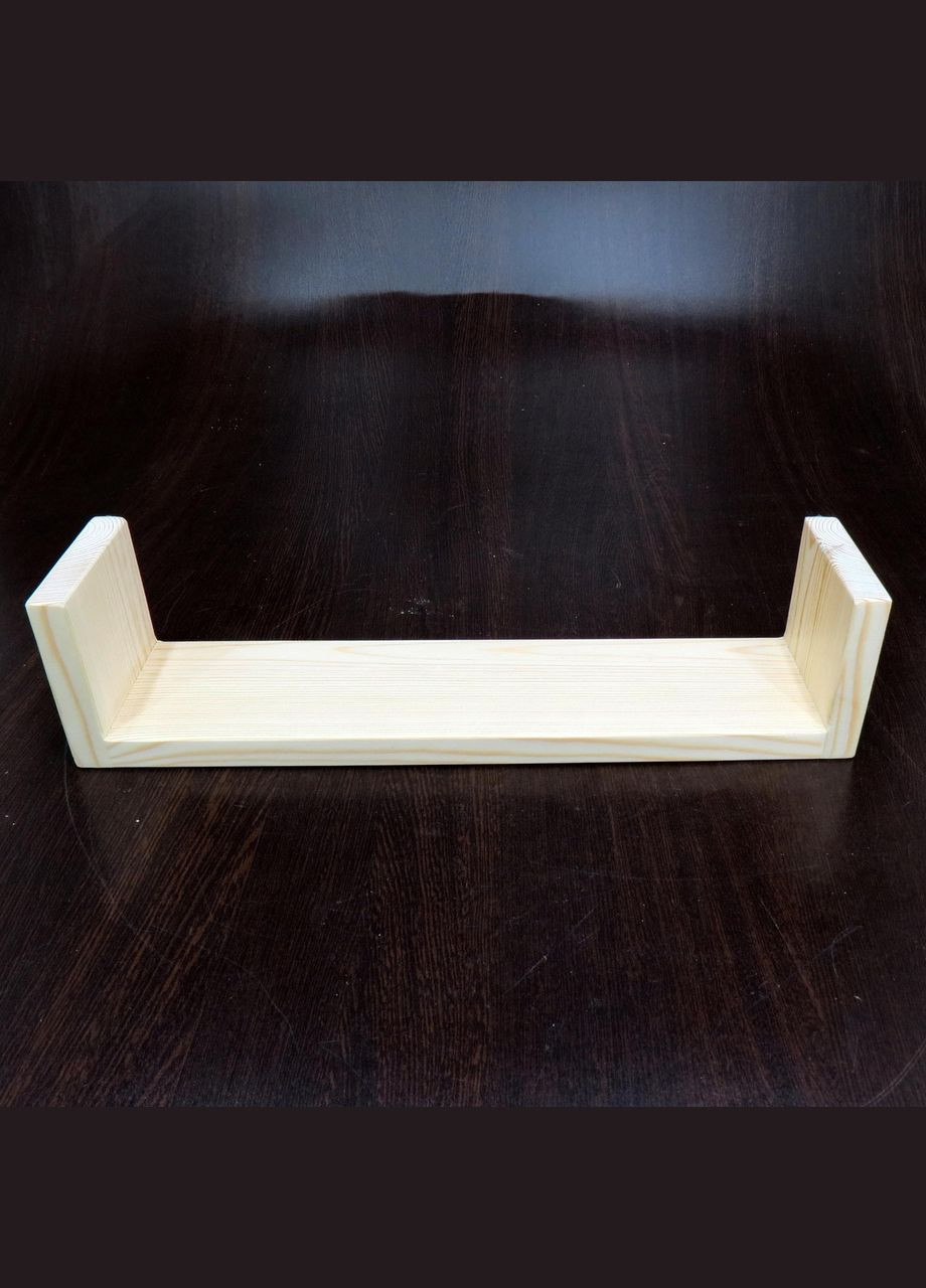 Настінна полиця з дерева Уоккер 32 бланже (НСП-0036201) No Brand (328081642)