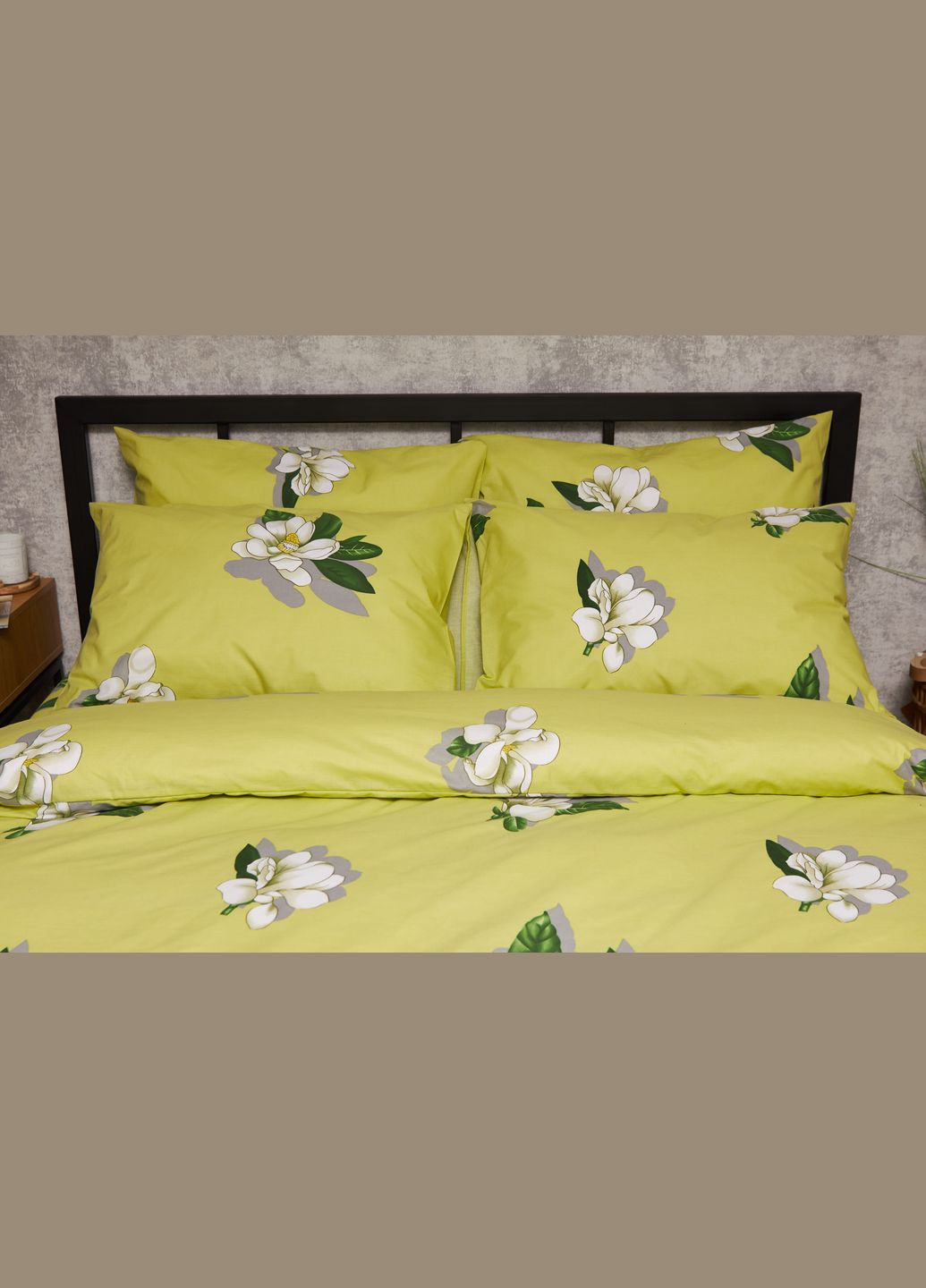 Комплект постельного белья Бязь Gold Люкс «» двуспальный 175х210 наволочки 4х70х70 (MS-820005504) Moon&Star Wisteria (296909761)