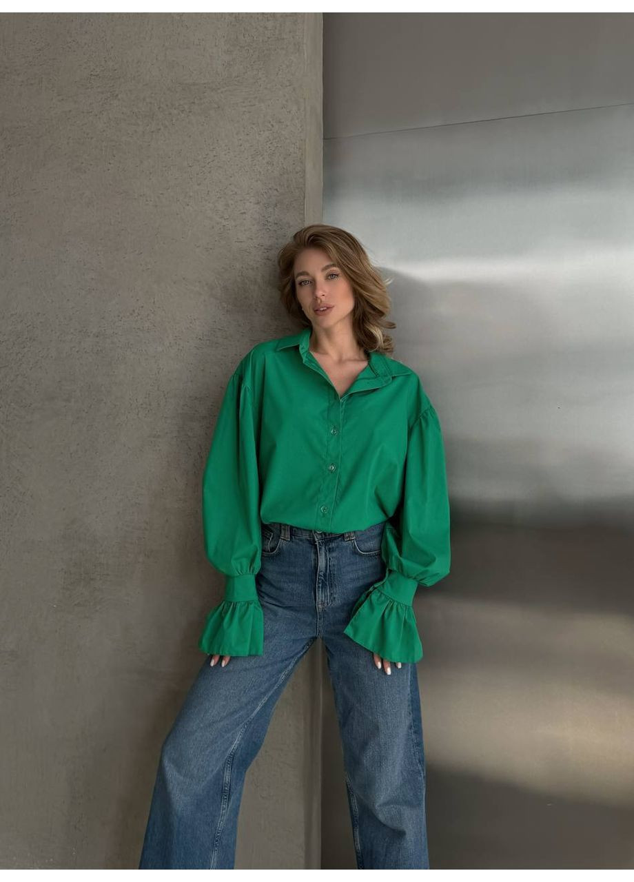 Стильна жіноча сорочка з 100% котону — ЗАМІРИ В ОПИСІ DK/DL Мода без кордонів (370236306)