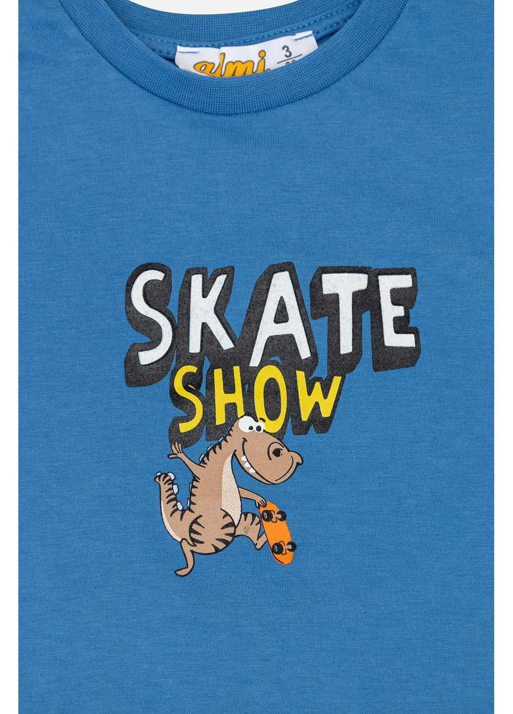 Синя літня футболка Alme