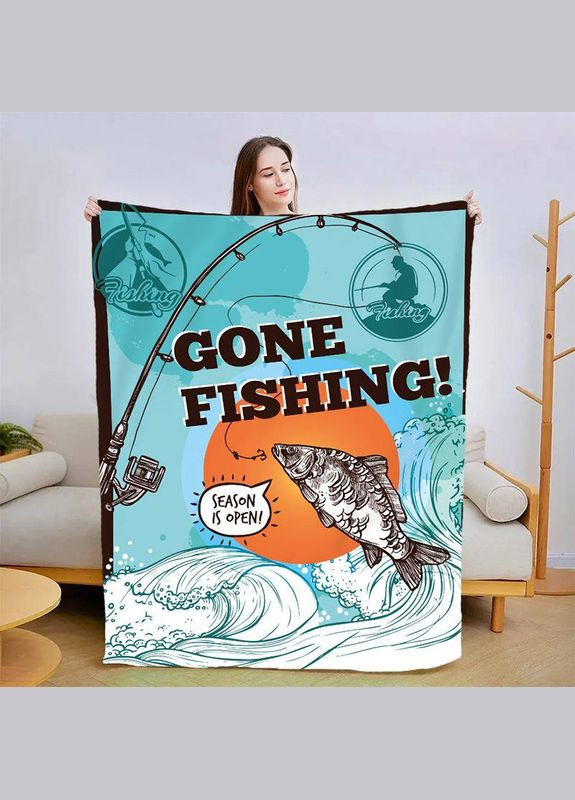 Плед 3D Сезон Рыбака 13387 135х160 см FlexDress (364495183)