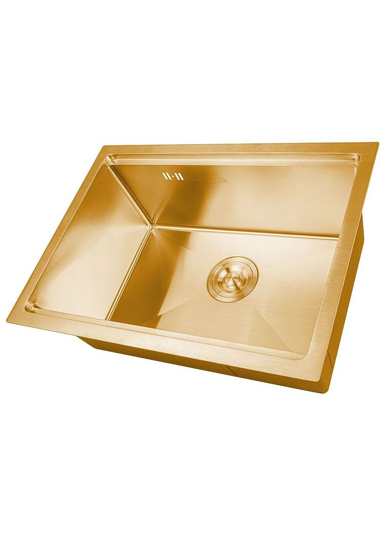Золота мийка під стільницю з нержавійки кухонна станція NG-5742 Nett (336937113)