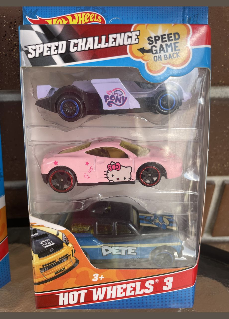 Набір машинок Хотвілс, металічні манинки найкращої якості,3в1 Hot Wheels (350354567)