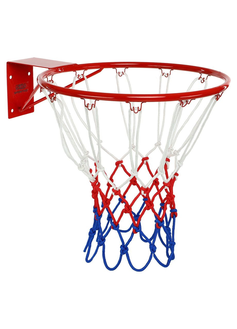 Сітка баскетбольна (поліестер, колір білий-червоний-синій, компл. 2 шт.) (C-8594) SP-Sport (361434245)