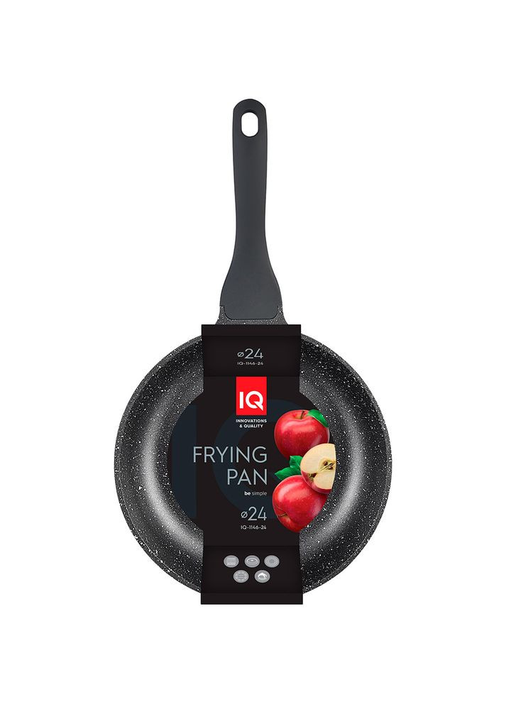 Сковорода Be Simple 24 см Black (-1146-24) IQ (323166535)
