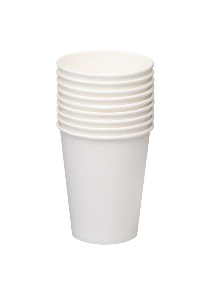 Набор белых картонных стаканов, 10 шт х 250 мл Silken (330641315)