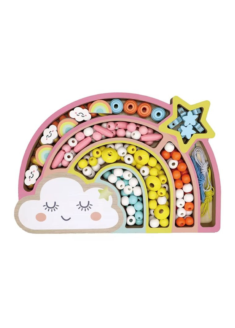 Набор бусин для браслетов, набор для творчества из бусин, подарочный набор для девочек Облако No Brand (344573444)