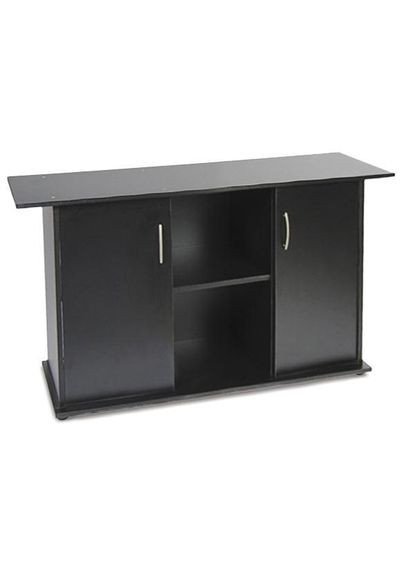 Подставка под аквариум прямая с дверью, чёрная, 120x40x70 см Природа (365593210)