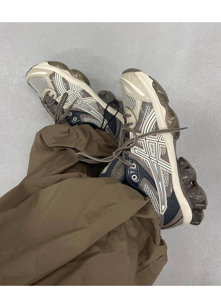 КРОССОВКИ ЖЕНСКИЕ ASICS GEL-QUANTUM BIRTH DARK TAUPE АСИКС ГЕЛЬ КВАНТУМ No Brand бежевые демисезоны (368867657)