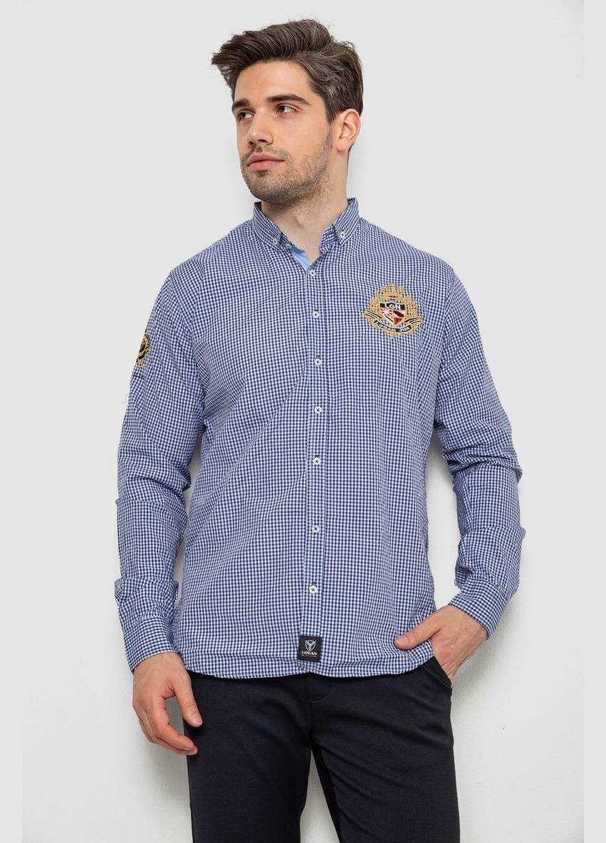 Синяя рубашка Ager