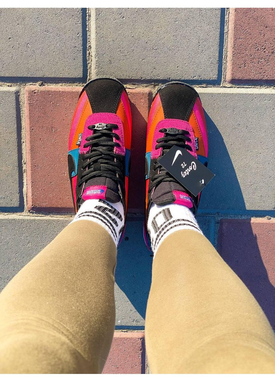 КРОСІВКИ ЖІНОЧІ NIKE CORTEZ X UNION L.A. PINK BLACK НАЙК КОРТЕЗ No Brand рожеві демісезони (368887920)