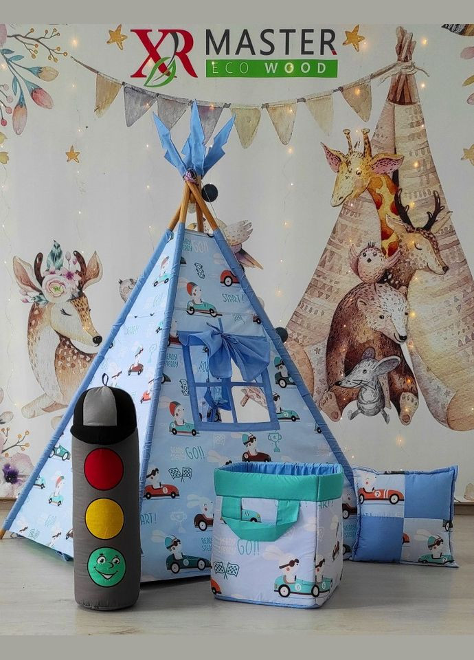 Корзина для игрушек Веселая гонка (Квадратная) No Brand (316257292)