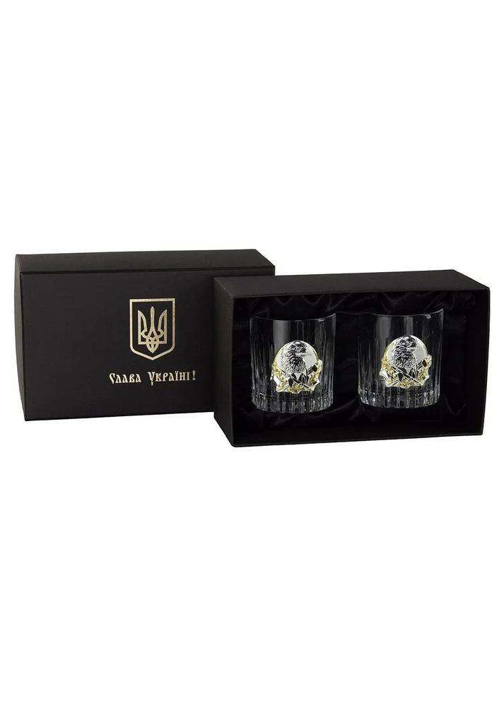 Набор для виски crystal "Генеральский" 2 бокала, хрусталь | Подарок боссу, шефу, Boss Crystal B2GEN2XG (345646719)