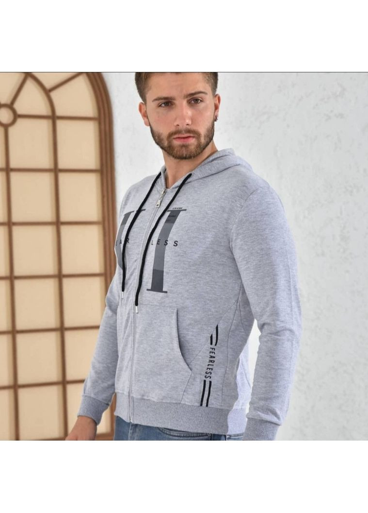 Мужская жирка на молнии с капюшоном горчицы L No Brand (361893696)