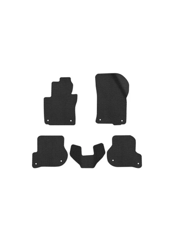 Коврик в салон Skoda Octavia A5 (MT, 8 клипс) 2004-2013 2 пок (SK12149CB5AV8RBB) Evatech (398786020)