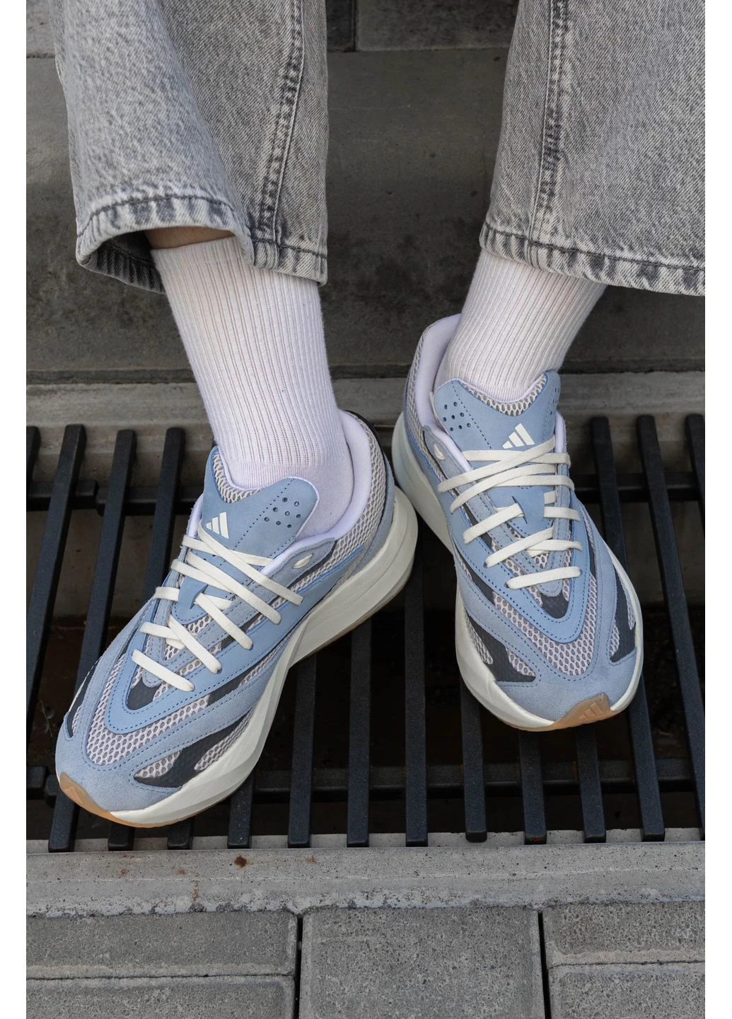 Кросівки Lightblaze adidas блакитні (341540091)