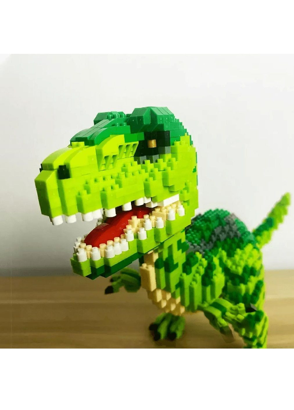 Конструктор фігурка 3D блоковий розвиваючий для дітей малюків хлопчиків дівчаток 2650 деталей 31х44 см (479065-Prob) Тиранозавр Unbranded (315668454)