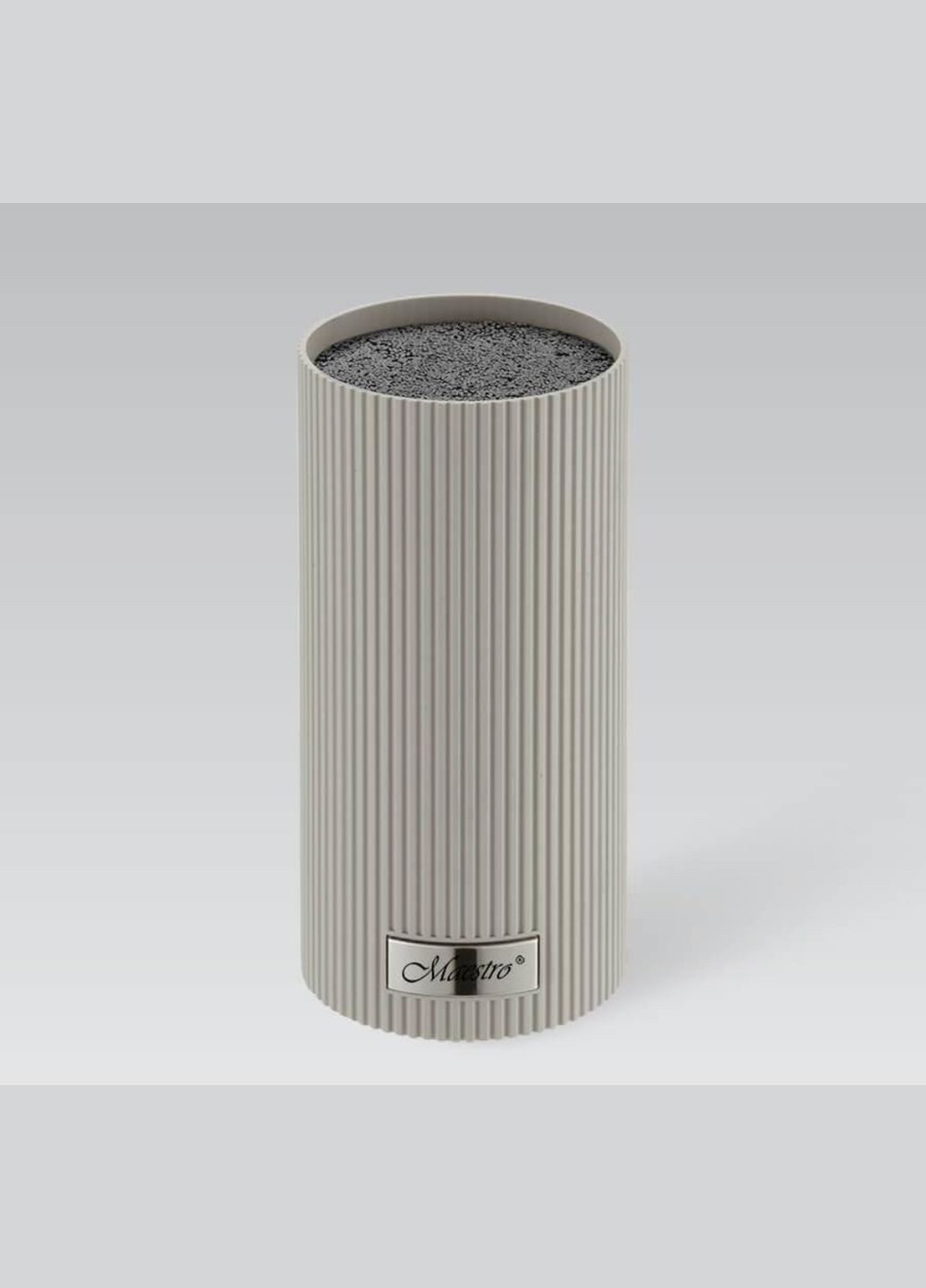 Колода для ножей MR-1437-GREY 22см Серый Maestro (328912531)