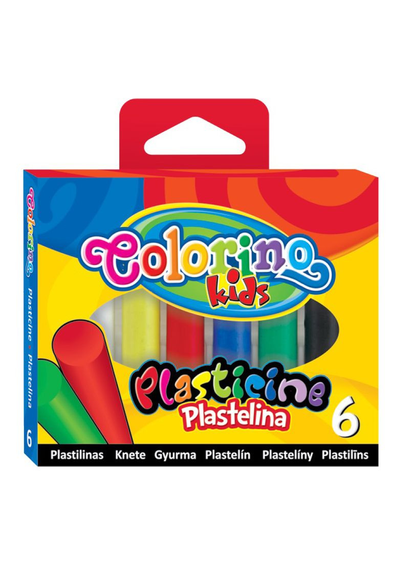 Пластилин 6 цв. 100 г Стандарт Colorino (322169576)