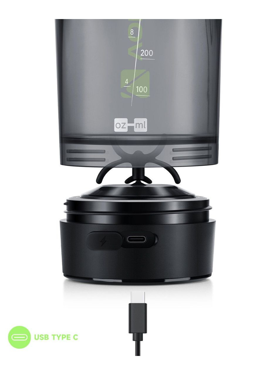 Шейкер спортивный электрический VOLTRX 600 мл. Tritan Green SmartShake Gallium (329187953)