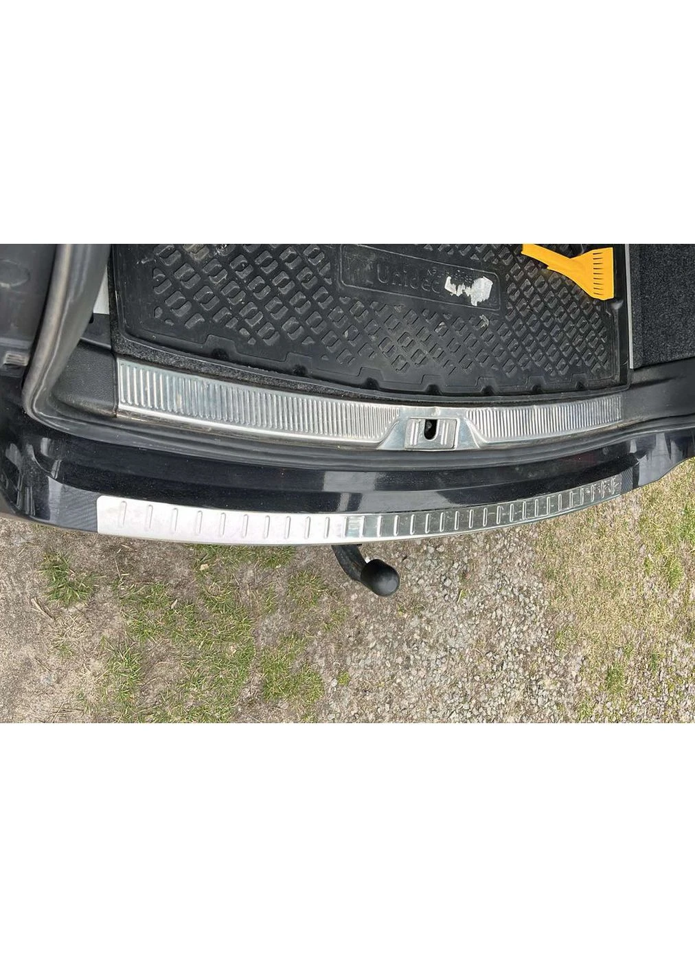 Накладка на задний бампер V1 (SW, нерж) для Skoda Superb 2009-2015 гг CARMOS (392196779)