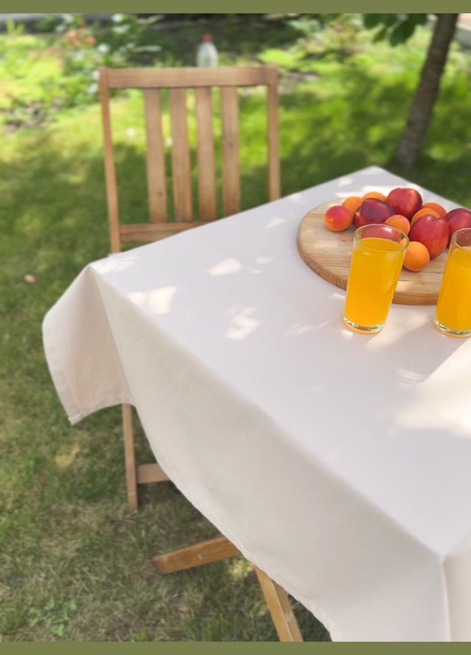 Водоотталкивающая Скатерть " однотон" 180х100 см No Brand (317275492)
