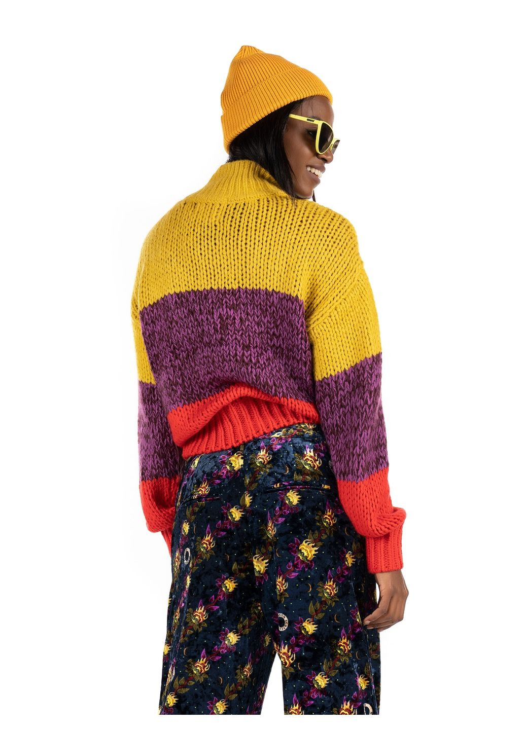 Комбинированный свитер Scotch & Soda