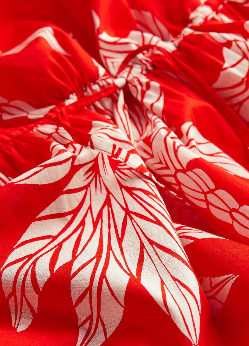 Червона кежуал сукня H&M однотонна