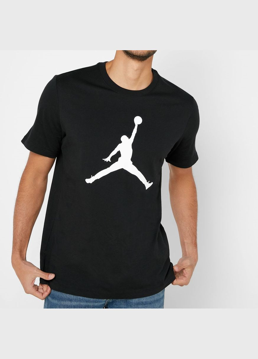 Черная мужская футболка m j jumpman ss crew (cj0921-011) Jordan