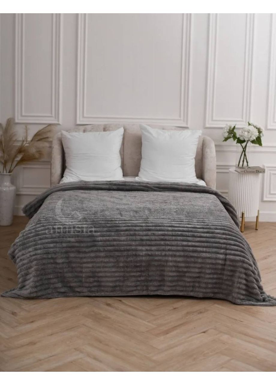 Покрывало шарпей "Серый" 200х220см No Brand (363555471)