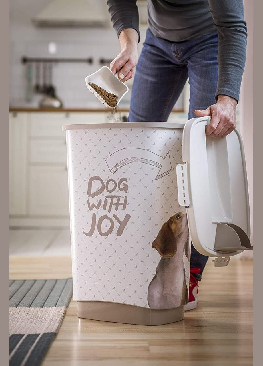 Контейнер для зберігання сухого корму Cody 50 л (40020) Собаки Rotho (334009604)