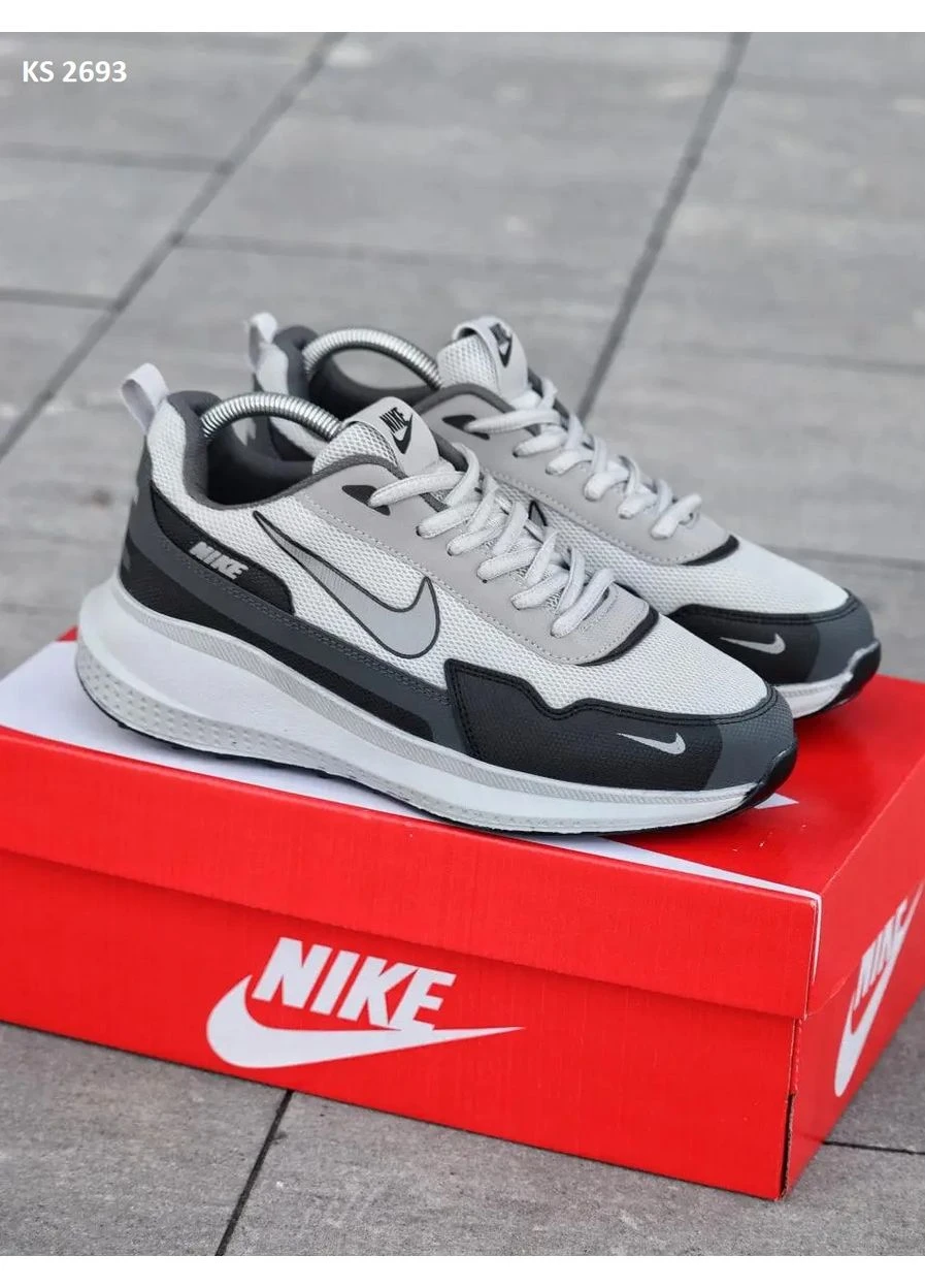 Серые летние кроссовки nike gray найк No Brand