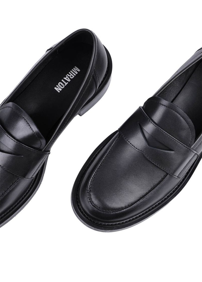 MIRATON Женские Туфли 2412S-62-1 Черный Кожа черный з, китай — демисезон (322181727)