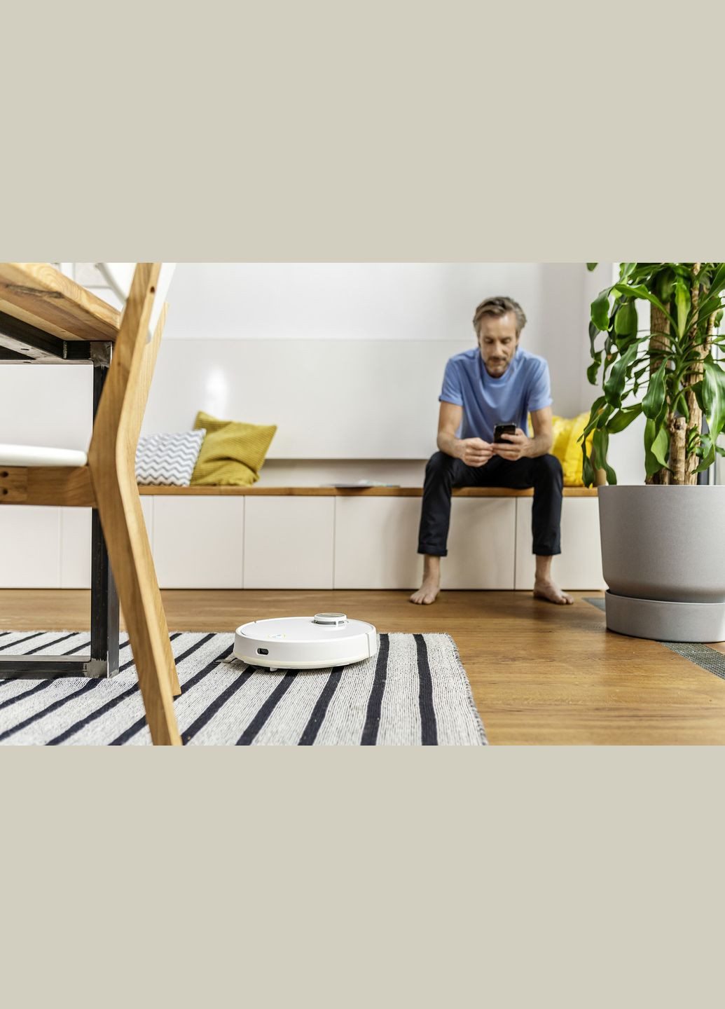 Робот-пылесос с функцией влажной уборки Kärcher RCV 3 KARCHER (317205863)