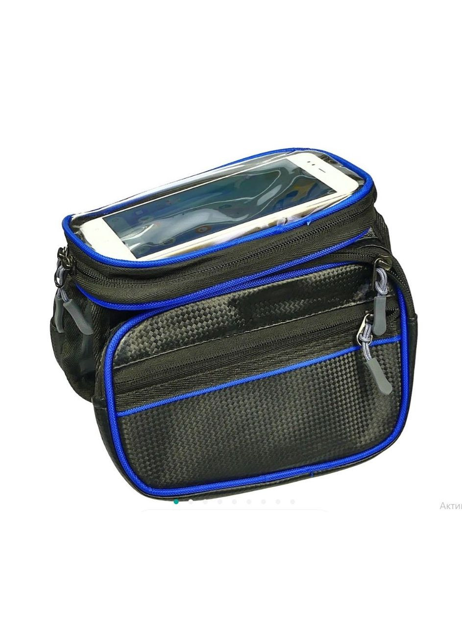 Веломото сумка з двома відсіками та тримачем для телефона No Brand (279553466)