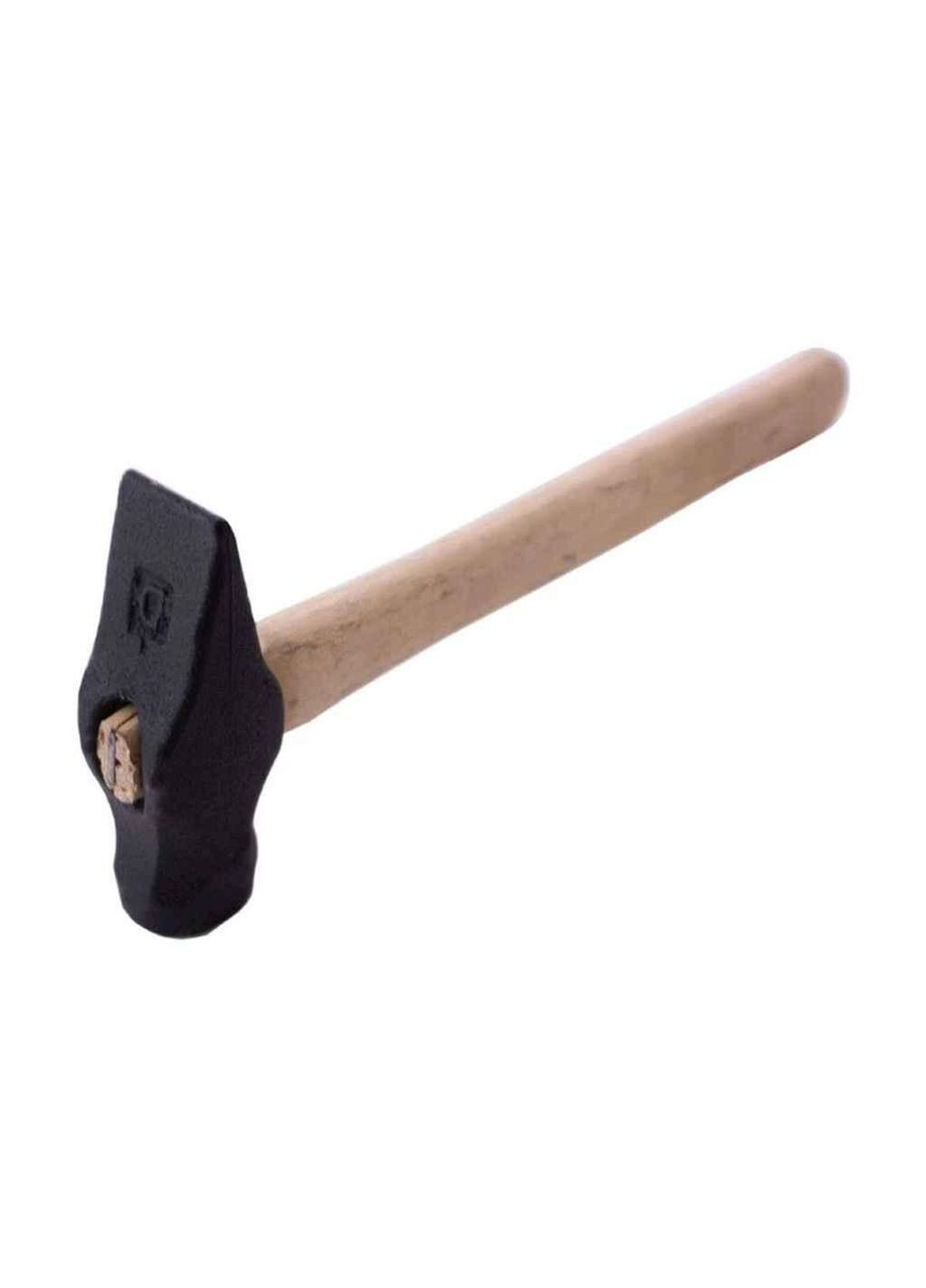 Молоток круглый боек 850г общий вес D с деревянной ручкой ТМ DV (370678419)