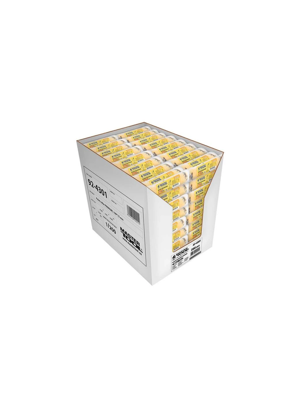 Валик малярський Premium 15/100/11 мм Ø 6 мм 92-4301_Р Mastertool (392455204)