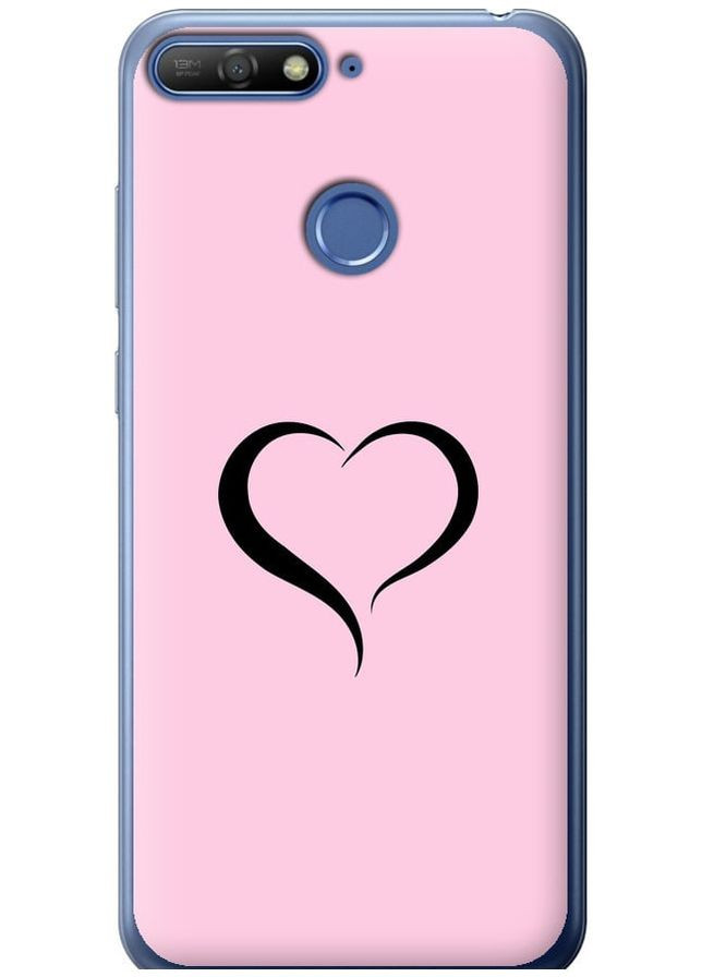 2D пластиковий чохол 'Серце 1' для Endorphone Huawei Y6 Prime 2018 (339101416)